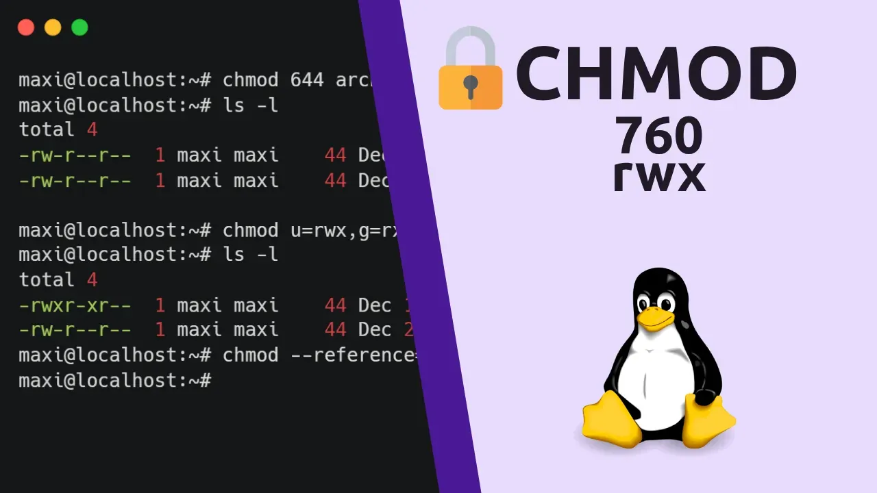 Permisos En Linux Con El Comando CHMOD Maxi Zamorano