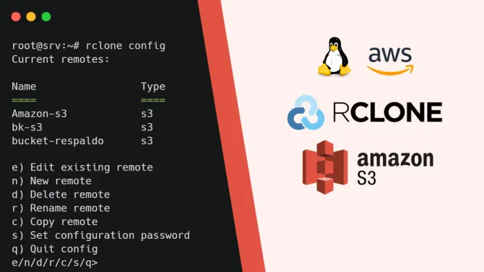 Copias de seguridad con Rclone y Amazon S3 en Linux