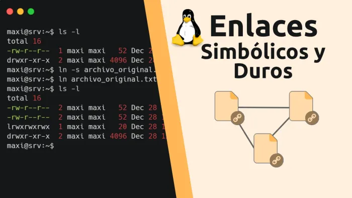 Crear Enlaces Simbólicos y Duros en Linux