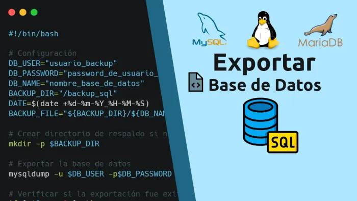 Respaldo automático de Bases de Datos MySQL/MariaDB con Bash